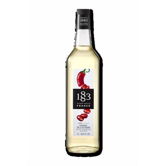 1883 Maison Routin Spicy Cayenne Pepper Syrup - Bottle 1 Liter