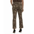 thumbnail image 2 of NYDJ womens  Marilyn Savanna Leopard Straight Leg Jean, 10, 2 of 3