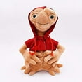 thumbnail image 3 of 10" 2 Colors E.T Alien Plush Doll Toys Cotton Stuffed ET The Extra-Terrestrial Cloth Doll Toy Kids Christmas Gifts A, 3 of 6
