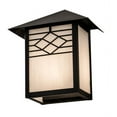 thumbnail image 3 of Meyda 196994 9 in. Seneca Ponte Wall Sconce - Craftsman Brown, 3 of 5