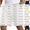 thumbnail image 3 of Admvng Mens Shorts Big & Tall Drawstring Elastic Waist Workout Shorts for Summer Casual Running, 3 of 5
