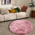 thumbnail image 3 of WNFJR Round Area Rugs for Bedroom, Soft Fluffy Shaggy Circle Rugs Non-Slip Large Carpet for Living Room Dorm Room, 3 of 4