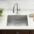 thumbnail image 3 of Kraus Dex 25-Inch Undermount Single Bowl Stainless Steel Kitchen Sink (2 Pack), 3 of 6