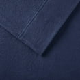 thumbnail image 2 of True North by Sleep Philosophy Polyester Solid Sheet Set with Navy TN20-0452, 2 of 5