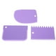 thumbnail image 1 of Advancent 3 unids/set de herramientas de decoración de pasteles de plástico rascadores rebanadores panadería más hogar tienda Herramientas y accesorios para hornear Violeta, 1 of 5