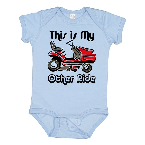 Inktastic Mower My Other Ride Boys or Girls Baby Bodysuit