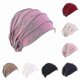 thumbnail image 5 of Women Cotton Elastic Beanie Soft Turban Bonnet Head Wrap Hedging Louver Chemo Hat, 5 of 5