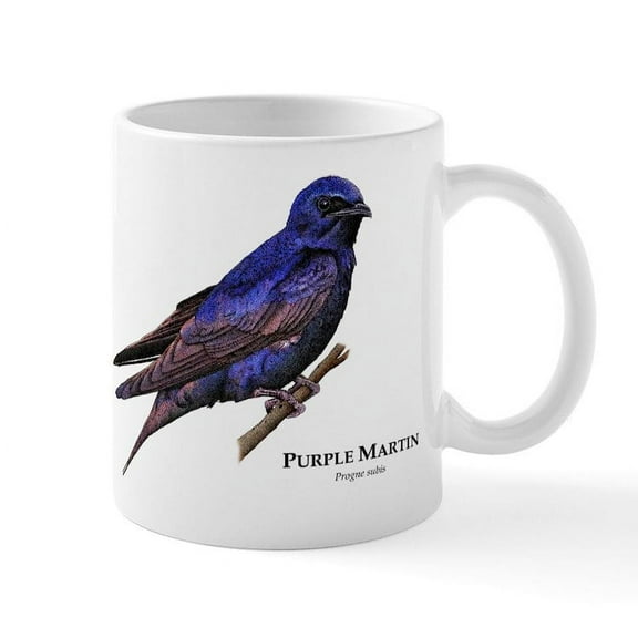 CafePress - Purple Martin Mug - 11 oz Ceramic Mug - Novelty Coffee Tea Cup
