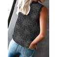thumbnail image 6 of Anyjoin Women Sexy V Neck Lace Tank Tops Summer Sleeveless Chiffon Blouses, 6 of 6
