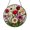 Acrylic 3.5 Inch, variant on Bright Wildflower Glass Suncatcher Round Window Decor, Colorful Floral Hanging Art for Home