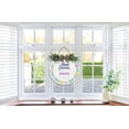 thumbnail image 4 of Eveokoki Happy Passover - Hanging Porch Pesach Jewish Holiday Party Outdoor Decorations - Front Door Decor - 12x12Inches, 4 of 5