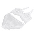 thumbnail image 2 of Conjunto De Sujetador Y Bragas Para Mujer Conjunto De Lencería De Encaje Para Mujer Conjunto De Sujetador Y Bragas Transpirable Suave A La Moda Para El Hogar Dormitorio ANGGREK Otros, 2 of 8