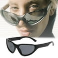thumbnail image 1 of YAOBAMM AC Lens Sunglasses Retro Small Ellipse Frame Sunglasses Strong Hinge Block Sunlight Stability Eye Protection UV Cycling, 1 of 6
