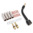 thumbnail image 4 of Ensemble d'Accessoires pour Col de Torche, Buses à Gaz, 10 Pcs, 4 Pcs, Support, Diffuseur, 2 Pcs, Tige de Connexion, Clé pour Torche de Soudage MB15/15AK MIG, 4 of 8