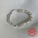 thumbnail image 1 of BFCLUB-Anillo de perlas de bola Irregular geométrica para mujer, Color plateado, bohemio, Retro, ajustable, antiguo, personalidad, 1 of 2