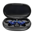 thumbnail image 4 of Auricures portátiles F8 Bluetooth Canceción de ruido HiFi Estéreo A prueba de sudor Bajo Azul, 4 of 9