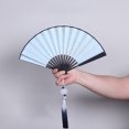 thumbnail image 2 of CSChome Handheld Fan Elegant Folding Chinese Style Hand Painting Lightweight DIY Photography Prop, 2 of 7