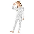 thumbnail image 3 of LUOGENLI Girls Pajamas Size 14-16 Set Kid DIY Hand Painted Homewear Set Colouring Pajama Sets for Boy and Girl Can Play With and Wear Girls Pajamas Size 14-24 Pants White Size 8-9 Years, 3 of 3