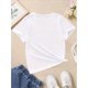 thumbnail image 2 of Camiseta suave y transpirable con estampado de fresas para niñas: top de verano elástico e informal con cuello redondo y un adorable diseño de fresas, rosa claro, perfecto para, 2 of 5