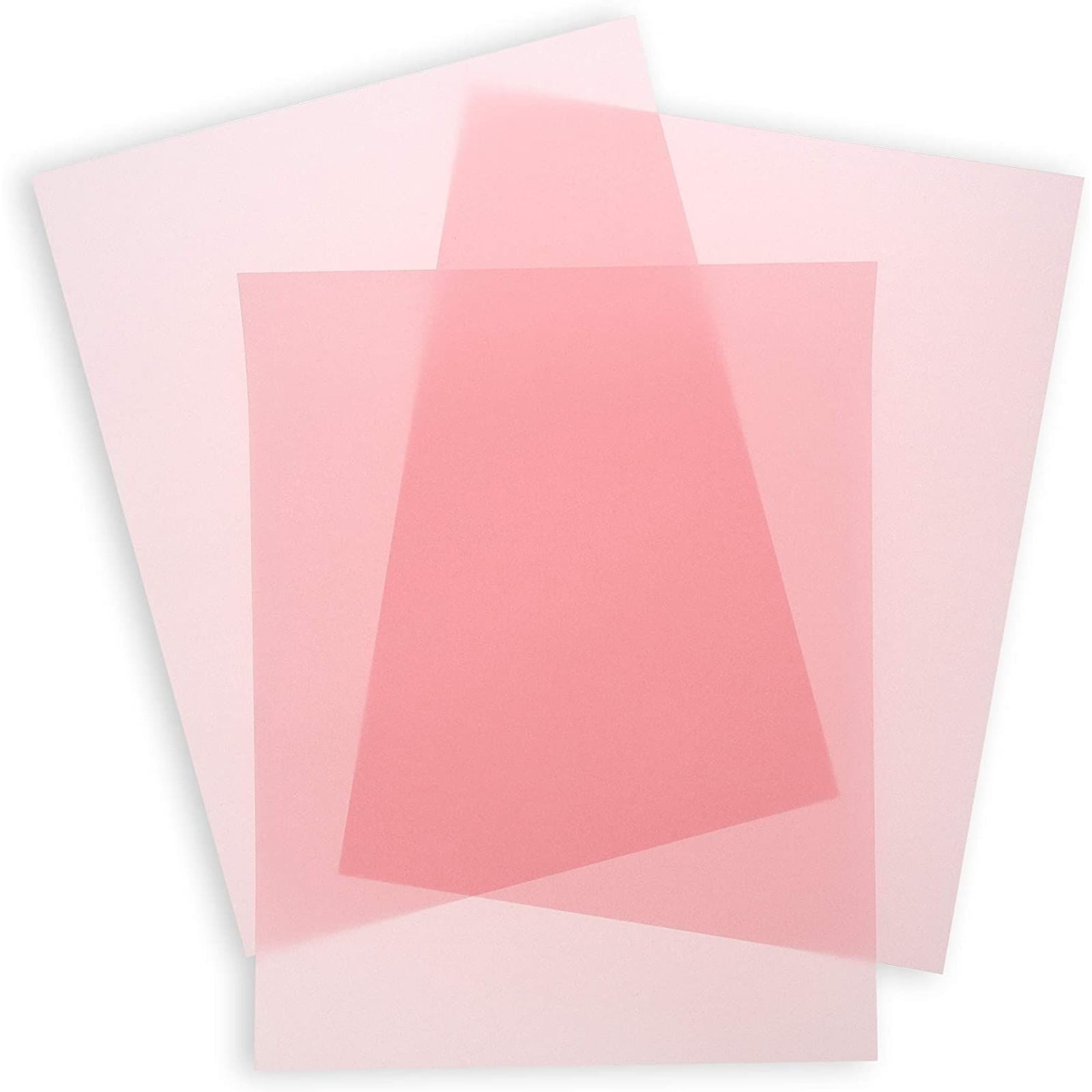 Pink Vellum Paper for Invitations and Tracing (8.5 x 11 in, 50 Sheets ...