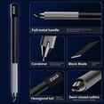 thumbnail image 3 of stedi Craft Hobby Knife Kit, Model Hobby Making Tools, All Metal Precision Craft Knife with 20PCS Blades for Gundam, Scale Military Model, 3D Resin Parts, 3 of 6