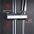 thumbnail image 4 of Yuarrent 24mm/25mm ABS galvanoplastia estante de ducha soporte de rociador de Clip de columna soporte de varilla de elevación de plástico para baños Juegos de accesorios de baño No.2 Yuarrent HA024371-02, 4 of 6