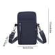 thumbnail image 2 of Bolsa de teléfono minimalista azul oscuro de muñeca cruzada, 2 of 6