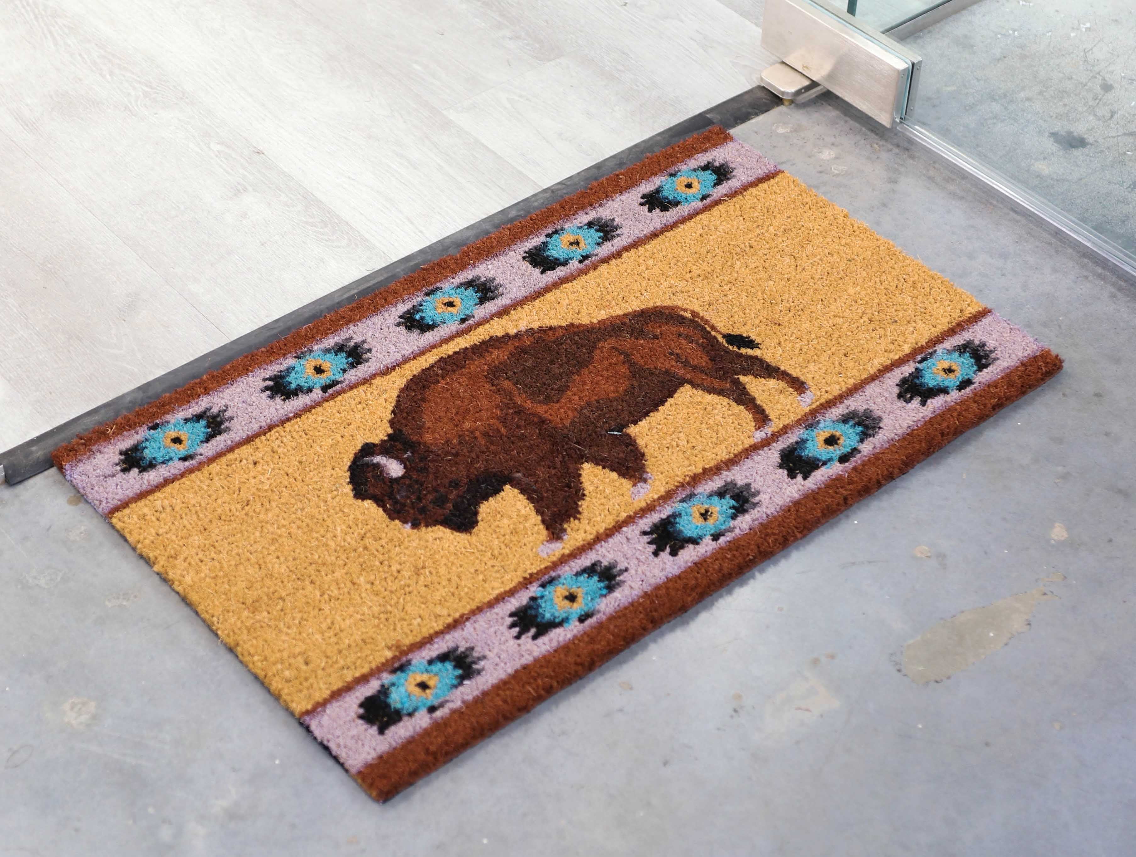Doormat Buffalo Doormat Buffalo Door Mat Bison Door Mat Bison Doormat. Door Mat Welcome Mat Buffalo Welcome Mat Animal Doormat