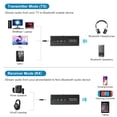 thumbnail image 2 of Transmisor-receptor Bluetooth 5.3 Isobel actualizado 3 en 1, 2 of 8