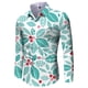 thumbnail image 3 of Camisas florales con personalidad 3D a la moda para hombres, camisas de manga larga con solapa estampadas, ropa informal Y2k vintage ajustada para mujer, 3 of 5