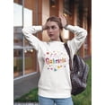 thumbnail image 2 of Colorful Name "gabriela". Sweatshirt Women -Image by Shutterstock, Female 4X-Large, 2 of 4