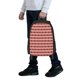 thumbnail image 5 of Disketp Red and Brown Squares Mochila Minimalista de Gran Capacidad, Mochila de Viaje para Escuela, Trabajo o Uso Diario, 5 of 6