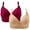 Red, variant on T Shirt Bras Women Padded Bra Feature V-Neck Nursing Bra Style W-248 Red M