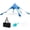 Blue, variant on Costway 20 x 20 FT Beach Sunshade Canopy UPF50 with Carry Bag & 8 Sandbags & Shovel Green