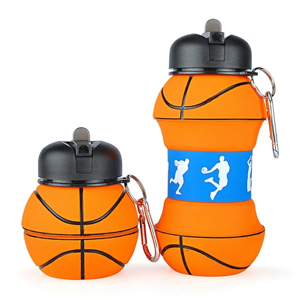 Bangcool Bouteille d'eau pliable en forme de basket-ball bouteille de sport  portable bouteille potable 