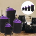 thumbnail image 3 of Miangastore Drawstring Camera Case Purple SBR 4Pcs, 3 of 8