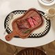 thumbnail image 4 of Juego de bandejas de madera natural para servir | Bandeja de frutas y aperitivos para comer, aperitivos y decoración de cocina | Bandeja de madera marrón para exhibir joyas y servir en fiestas, 4 of 6