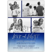 Love and Light - 5x7 Personalized Hanukkah Card