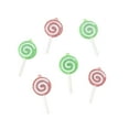 thumbnail image 1 of Christmas Miniature Swirly Lollipop Ornaments, 2-Inch, 6-Piece, 1 of 1