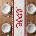 thumbnail image 6 of Valentine's Day Table Runner - 70 Inch Long, Kitchen Dining Table Runner Dresser Scarves, Love Heart Roses Gnomes Romantic Farmhouse Decor for Coffee Tables Wedding Party Banquet, 6 of 8