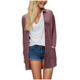 thumbnail image 6 of GEWSEY Plus Size Cardigan for Women Button Down Long Sleeve Lightweight Open Front 2025 Fall Trendy Cardigan Sweater (Purple, XXL), 6 of 9