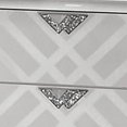 thumbnail image 4 of Beli 30 Inch Modern 2 Drawer Nightstand Carved Acrylic Feet Crisp White - Saltoro Sherpi, 4 of 5