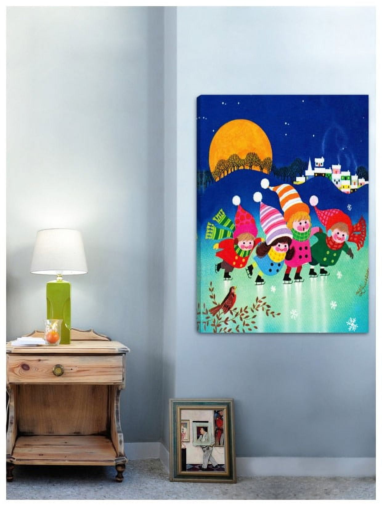 Marmont Hill "Skating" by Curtis Painting Print on Canvas