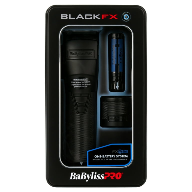 BabylissPRO BlackFX FXONE Zero-Gap Adjustable with Dual Ball