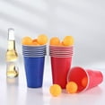 thumbnail image 3 of Boreal Craft Ensemble de Tasses à Pong Tasse à Pong Contient 12 Tasses et 12 Tasses de Tennis de Table 500 ml Tasses à Pong Réutilisables pour Fête Jeux de Boisson Camping Anniversaire Mariage, 3 of 3