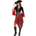 thumbnail image 5 of Conjunto de 3 piezas de disfraz de Piratas del Caribe, disfraz de reina de Halloween con calavera dorada, disfraz de pirata de lujo para adultos, 5 of 5