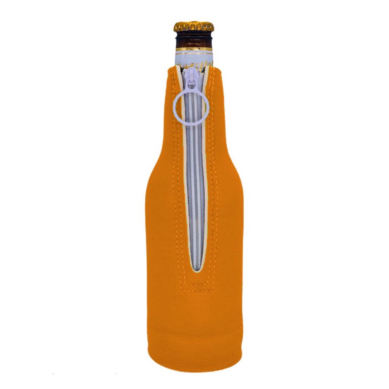 Personalized Zipper Bottle Cooler/zippered Bottle Insulator/beer Cooler/can  Insulator/bottle Hugger/bottle Sleeve/gift/cheers and Beers 50 