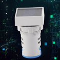 thumbnail image 3 of LED Voltmeter Indicator Light, Impact Resistance Plastic Shell AC20-500V Mini Voltmeter Light Compact Structure  For Signal For Machine For Equipment, 3 of 8