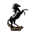 thumbnail image 2 of Estatua de caballo de pie, escultura de arte nórdico, adorno de caballo para estantería, armario, colección de decoración de escritorio , negro BLESIY Estatua de caballo de pie, 2 of 8