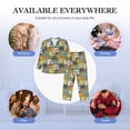 thumbnail image 7 of Bingfone Men's Pajama Set 2 Piece Loungewear PJs, Long Sleeve with Pajama Pants-Hawaiian Style, 7 of 7